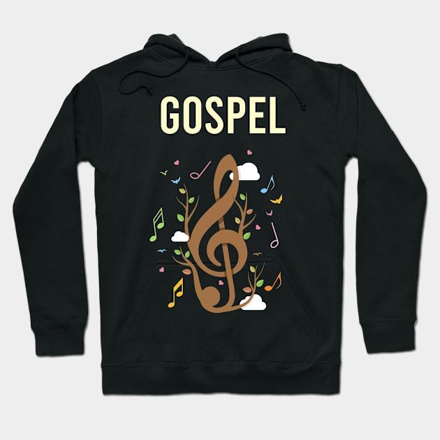 Music Nature Gospel Hoodie by Hanh Tay